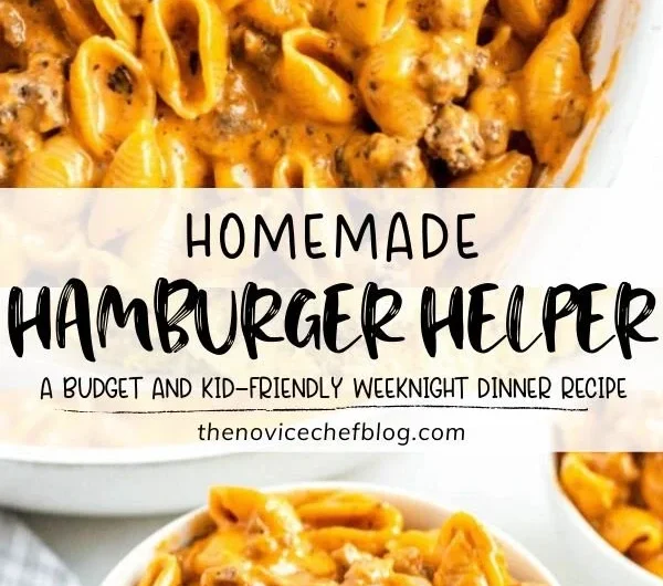 Cheesy beef pasta served in a bowl with melted cheese and herbs on top.
