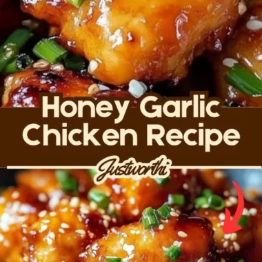 Delicious Honey Garlic Chicken served with vegetables and rice