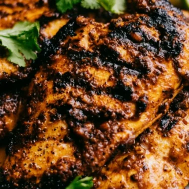 Juicy chicken tacos marinated in a flavorful sauce