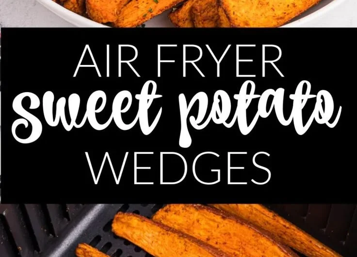 Crispy air fryer sweet potato wedges, a healthy and delicious recipe option.
