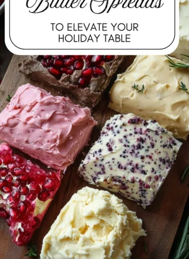 Assorted homemade butter spreads on artisan bread for a delightful taste experience