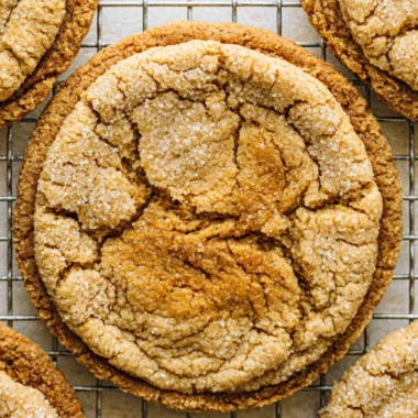 Sourdough Discard Peanut Butter Cookies on a plate with a glass of milk